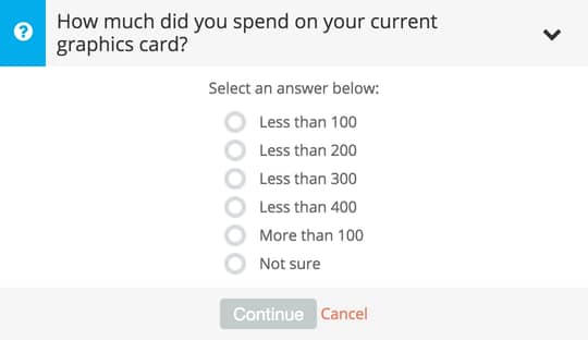 Survey question from MakeUseOf