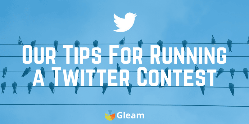 How to Run a Twitter Contest with Gleam