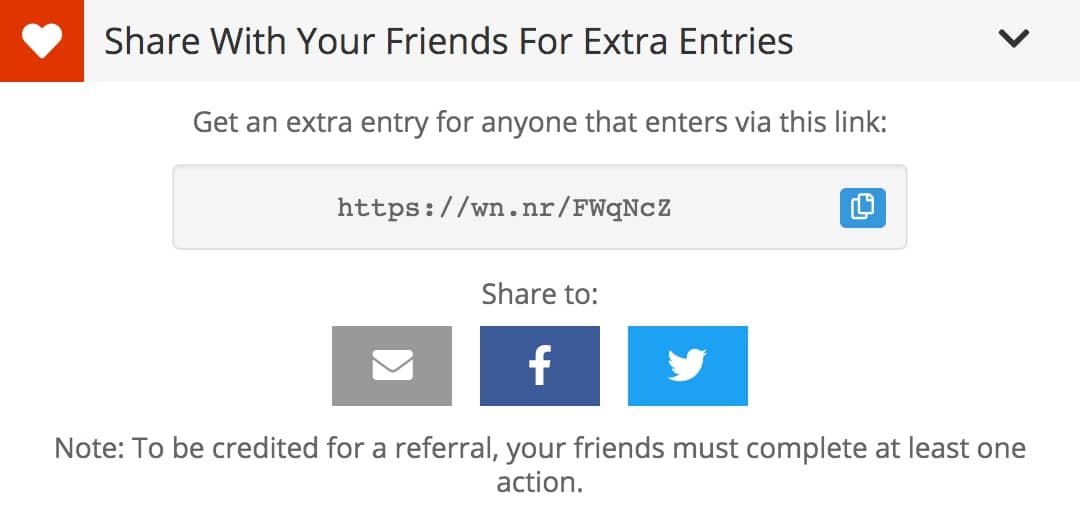 Increase Competition Entries With Viral Shares