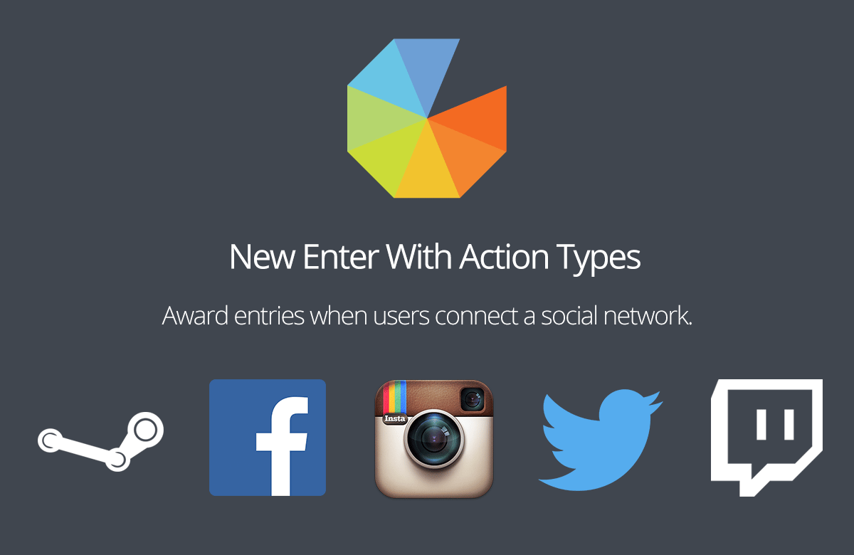 New Feature: Social Media Entry Actions for Gleam.io