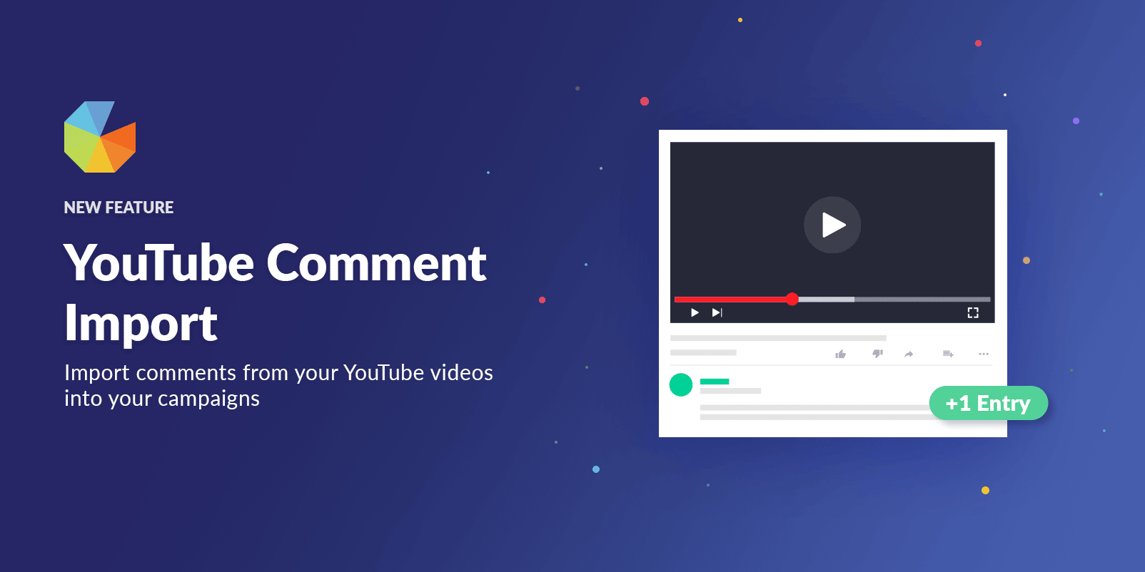 New Feature: YouTube Comment import action on Gleam