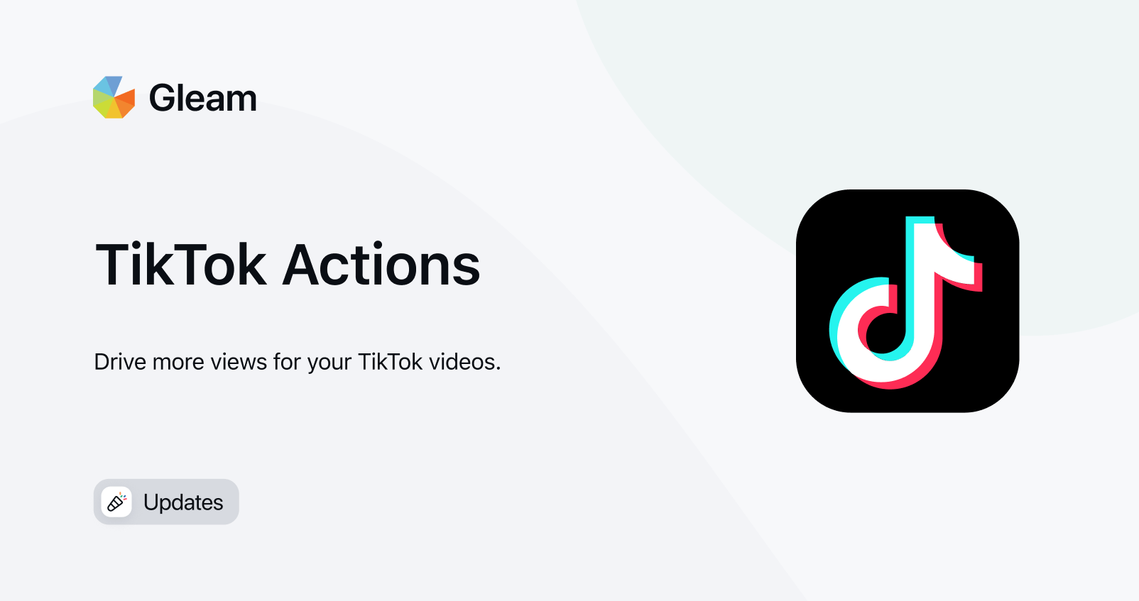 New TikTok Action for Gleam Competitions & Rewards
