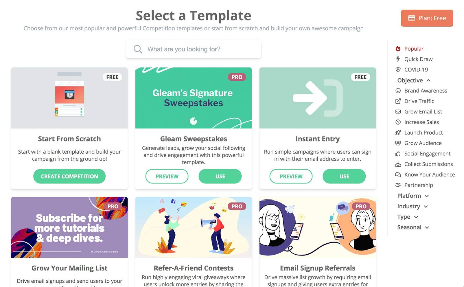 Gleam's Competition Templates Library