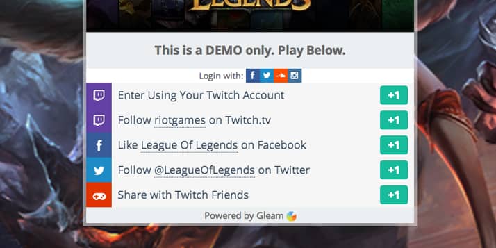 New Feature: Twitch.tv Integration for Gleam.io