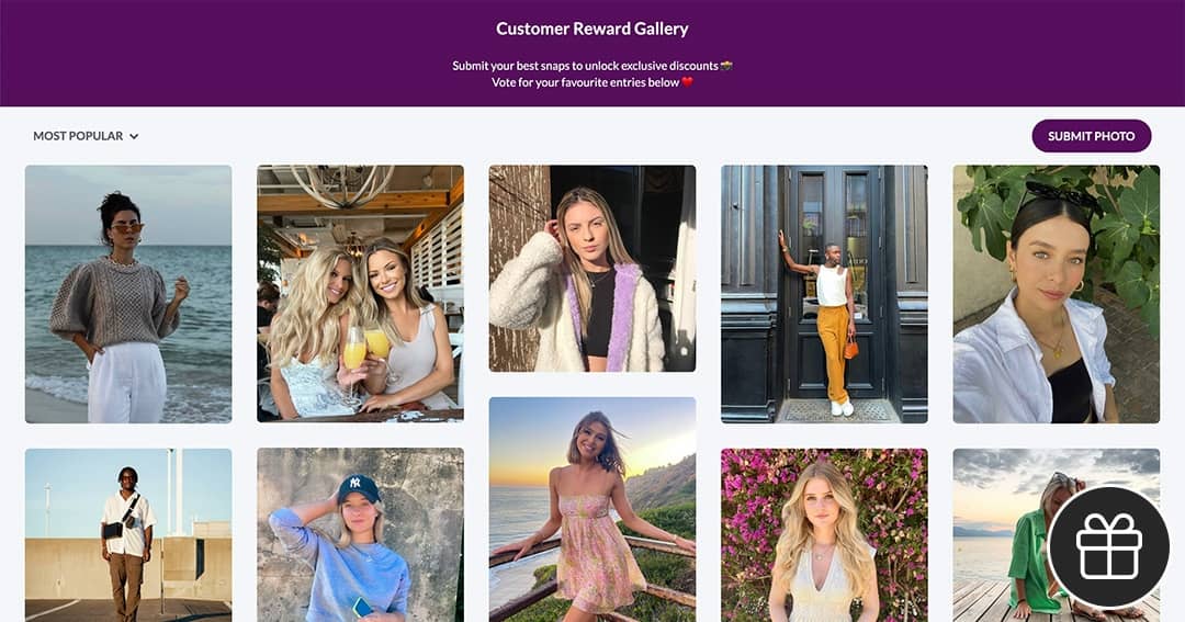 Customer Reward Gallery