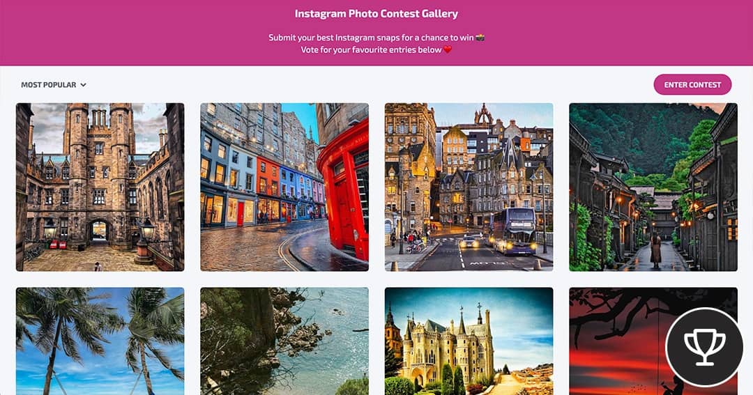 Instagram Photo Contest Gallery Guide