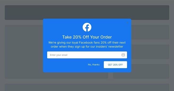 Facebook Welcome Coupon Guide