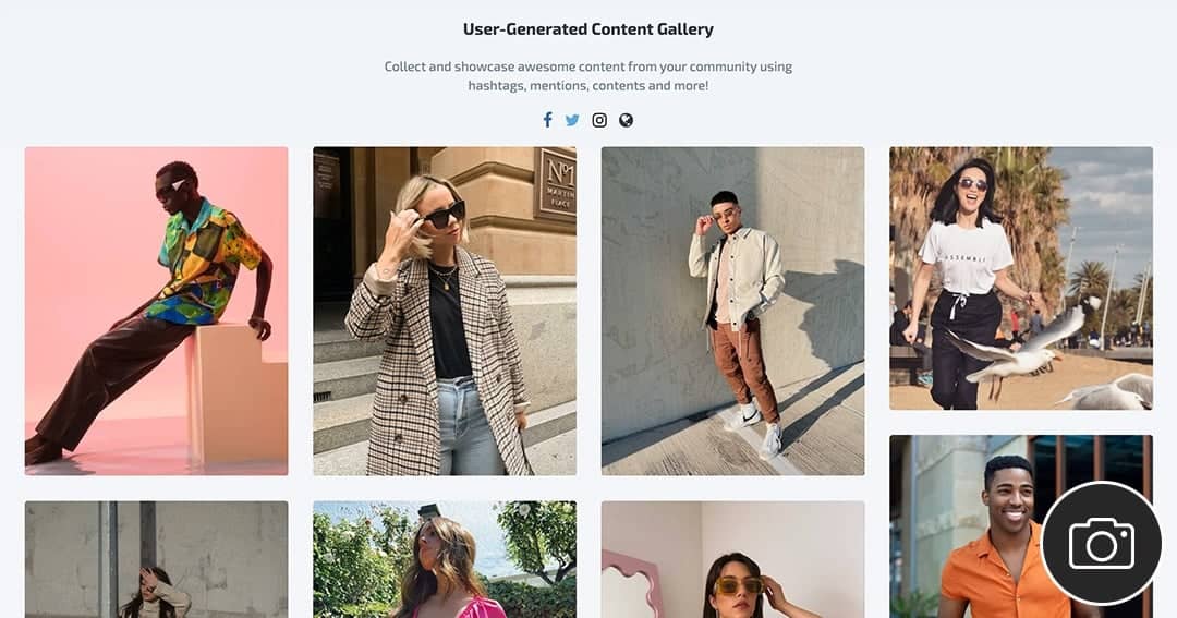 User-Generated Content Gallery