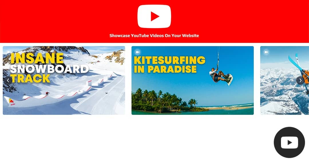 YouTube Carousel Gallery Guide