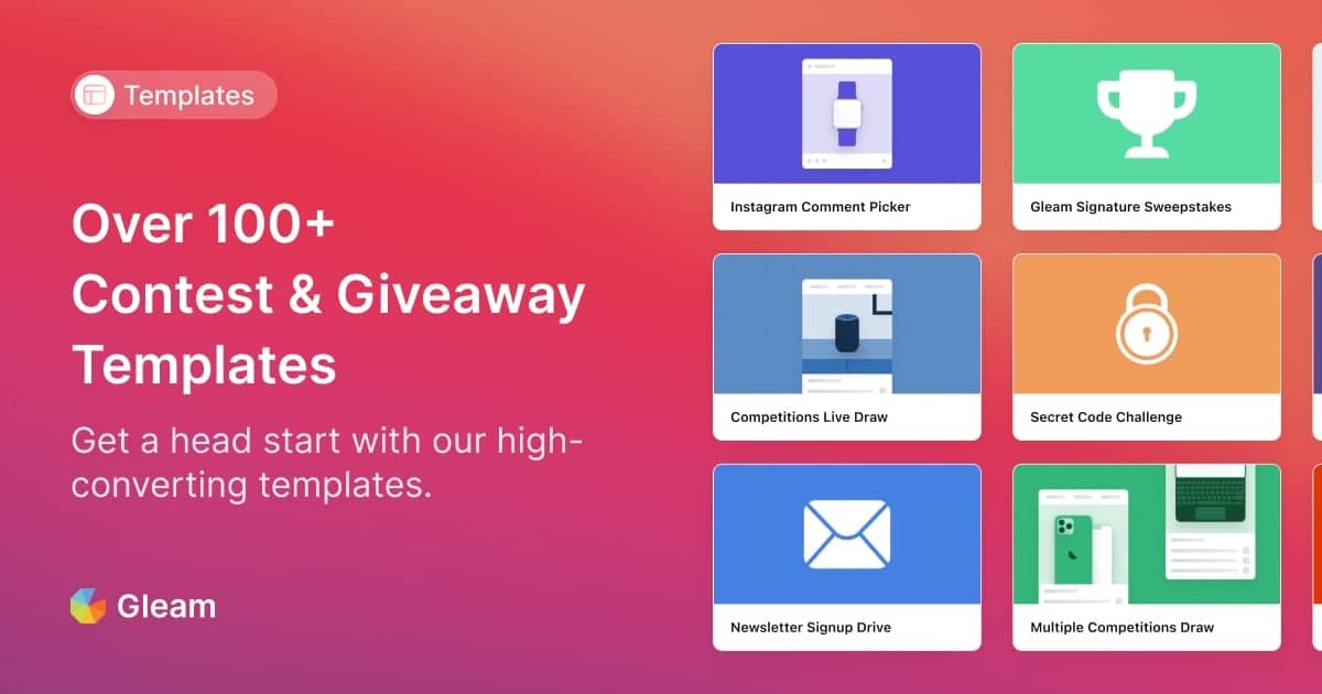 Gleam Competitions templates