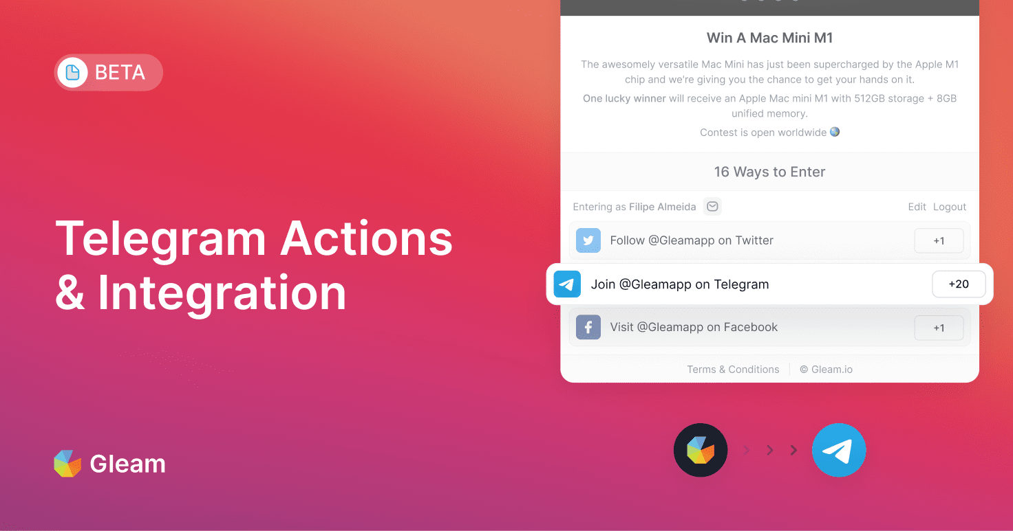 New Telegram Actions & Integration