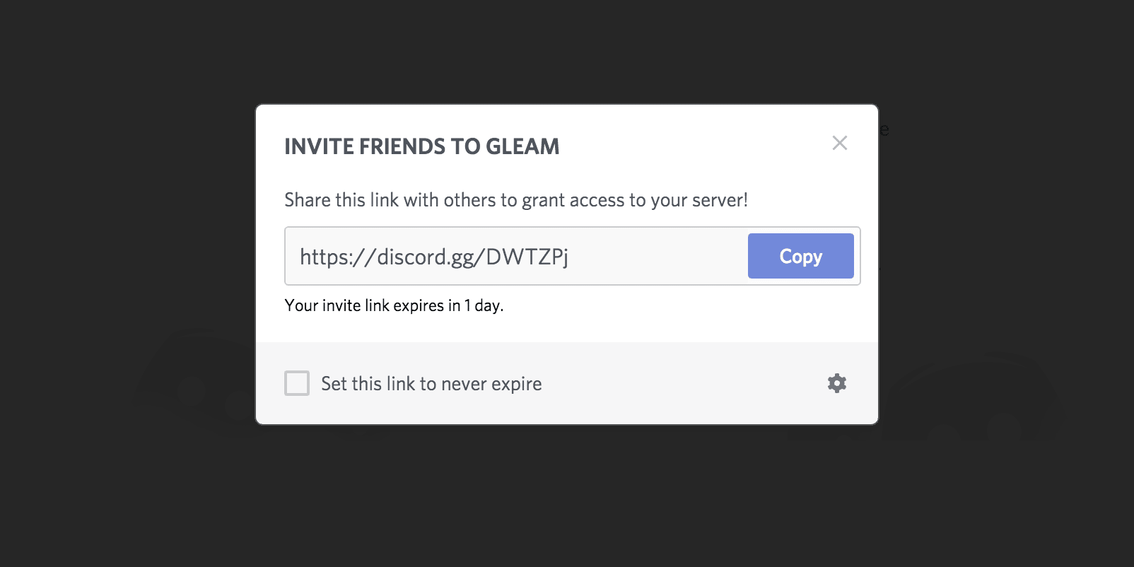 Discord invite link