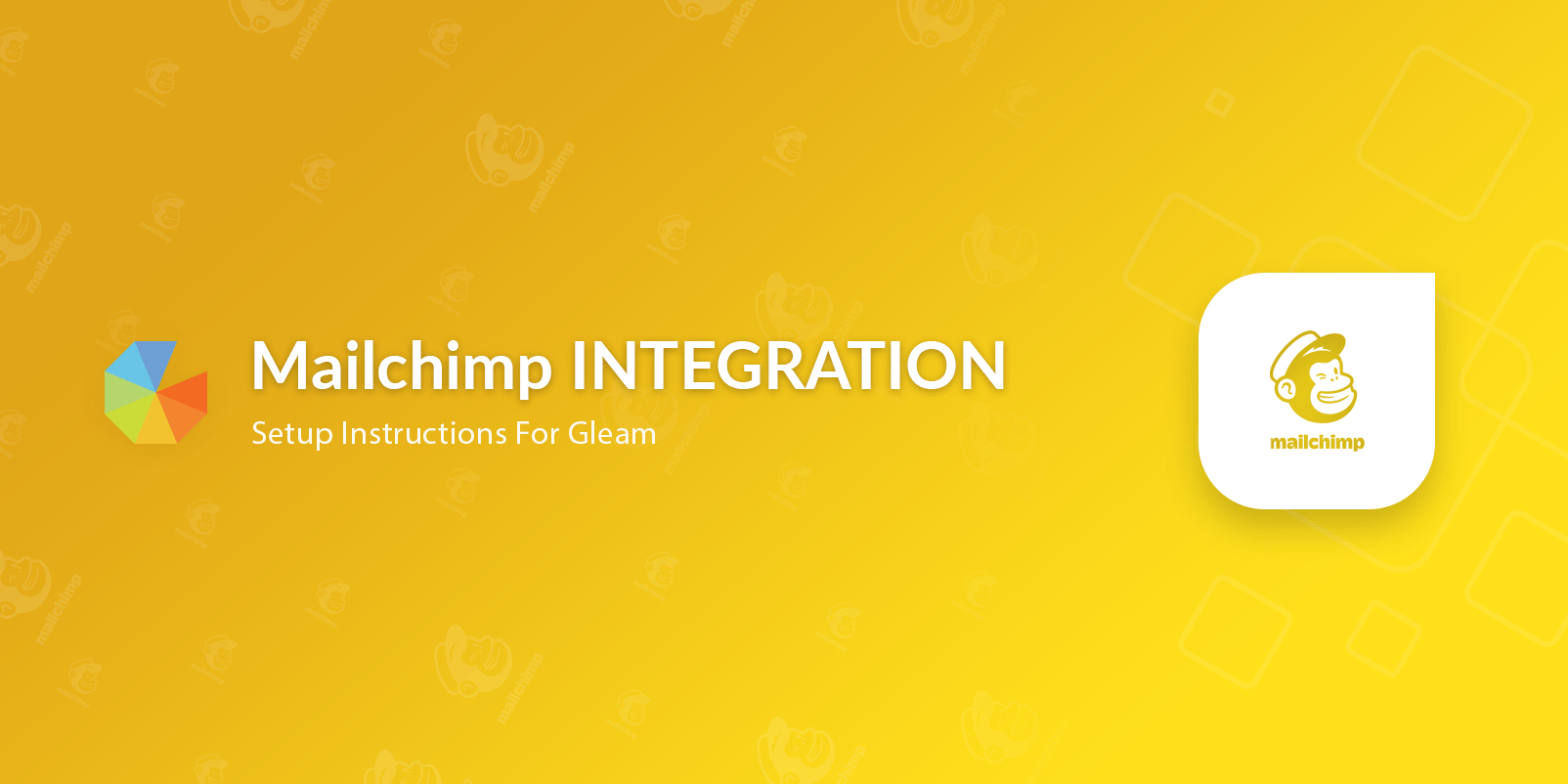Mailchimp integration setup instructions for Gleam