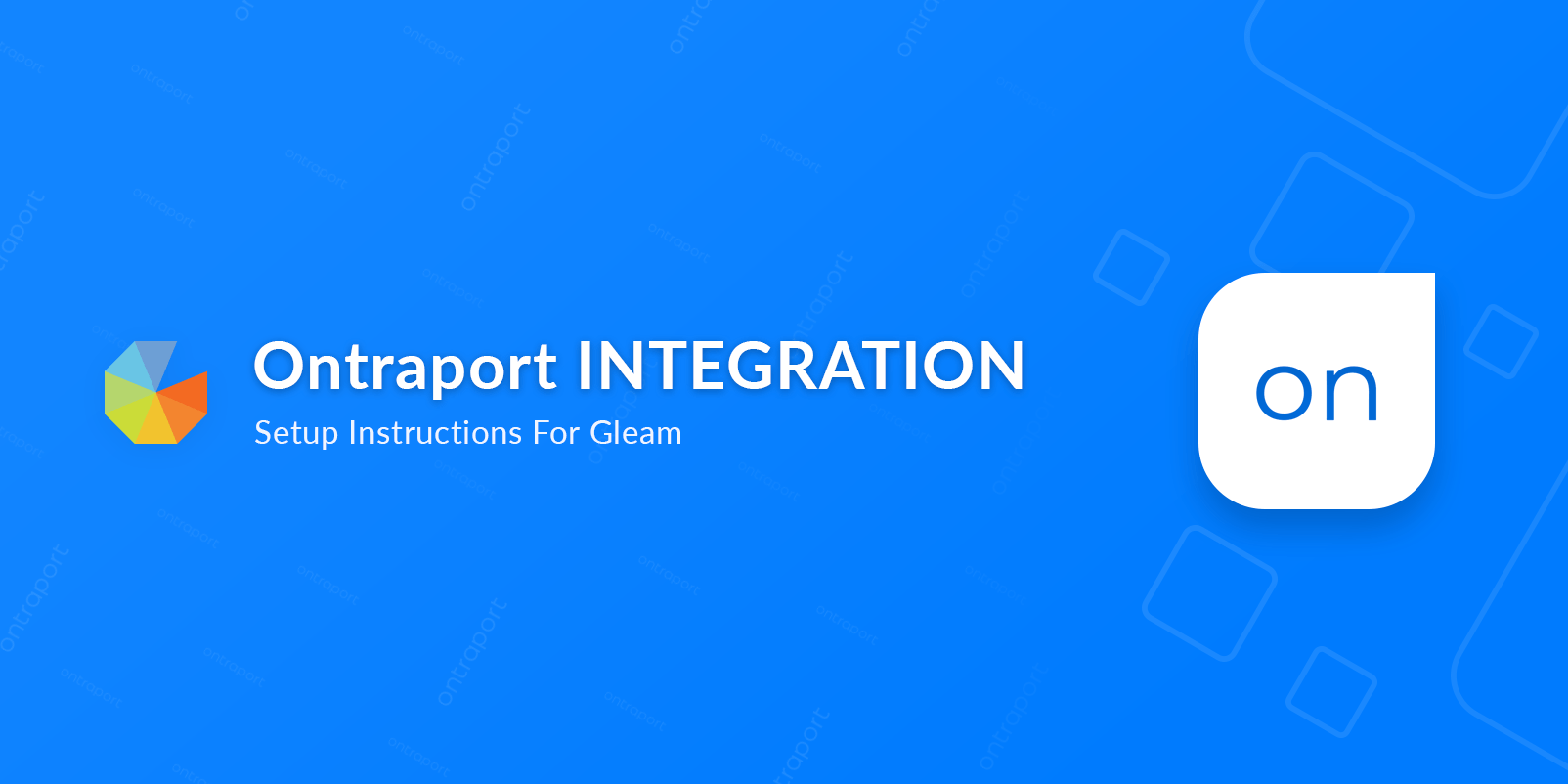 Ontraport integration setup instructions for Gleam