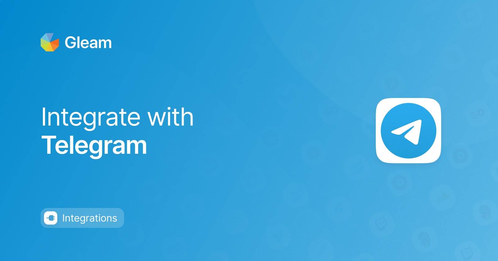 Telegram Integration for Gleam.io
