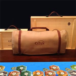 photo of bag with catan written on it