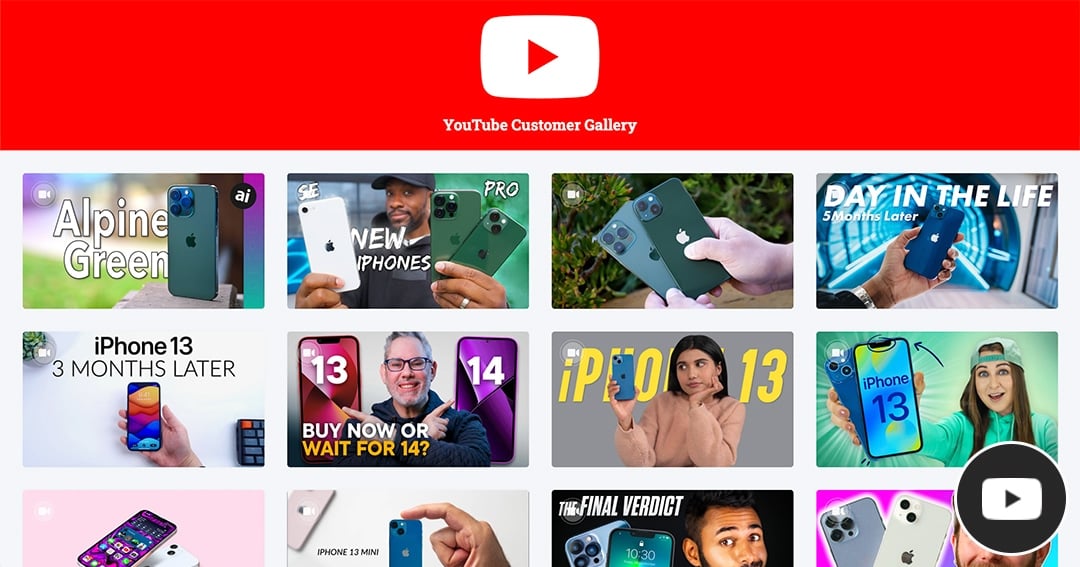 YouTube Customer Gallery Logo