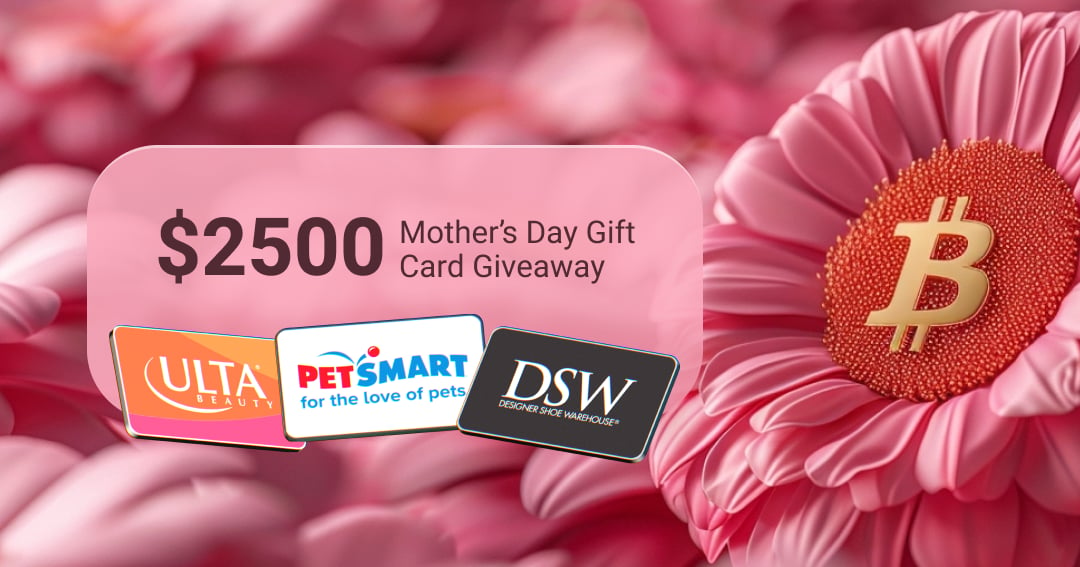 Mother’s Day Gift Card Giveaway – $2,500 in Prizes