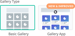 Select a Gallery type