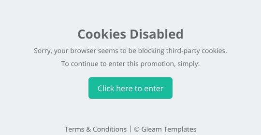 Embedded Widget with Cookie Disabled