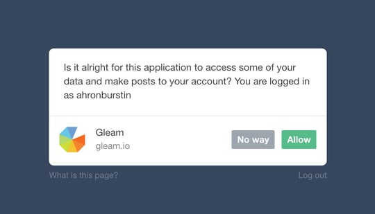 Authenticate your Tumblr account