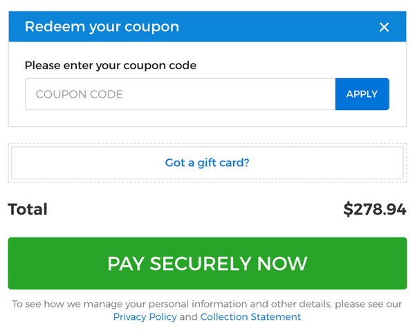 Redeem Coupons on Catch