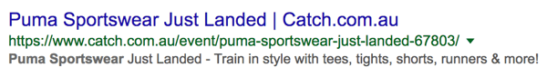 Catch Puma Search Results