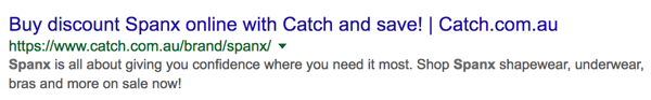 Catch Search Results