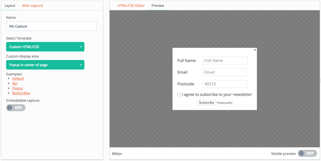 New Feature: Customise your own Gleam Capture templates