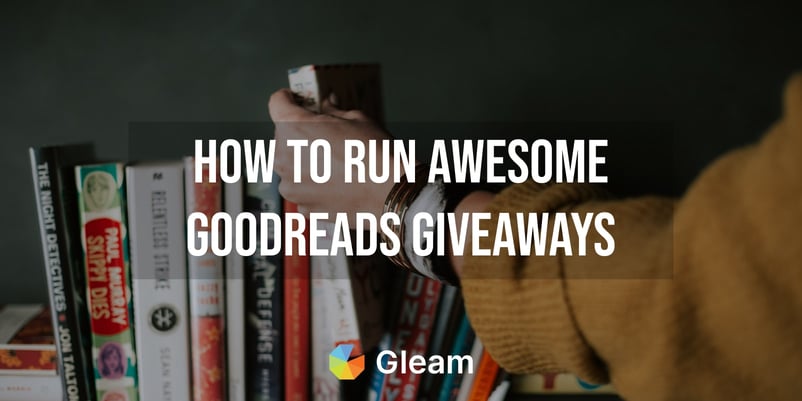 New blog post: Run Successful Goodreads Giveaways