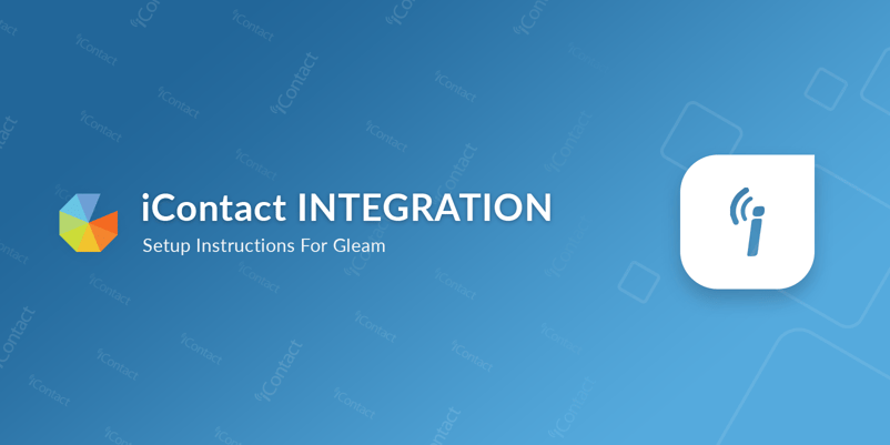 iContact integration setup instructions for Gleam