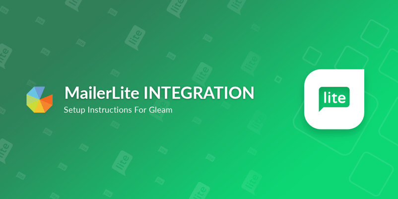 MailerLite integration setup instructions for Gleam