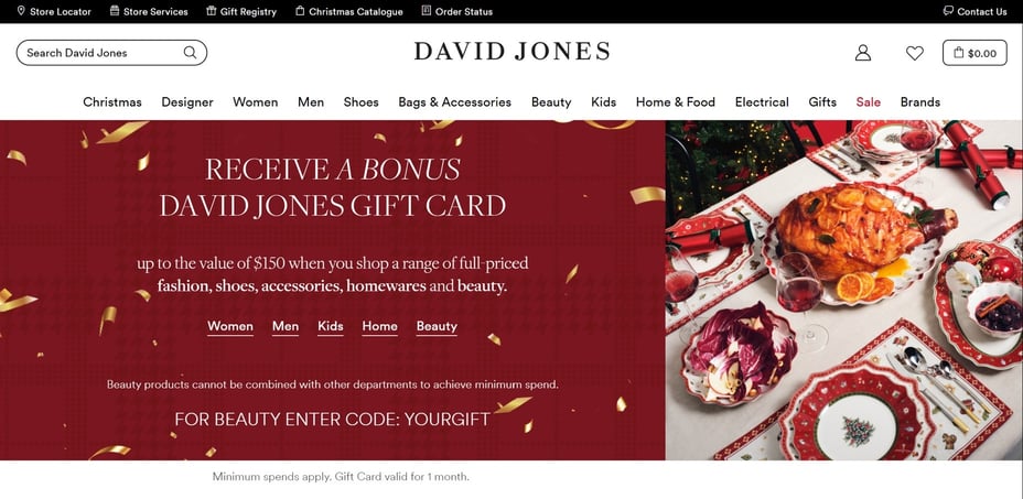 David Jones Website
